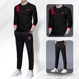 New Update collection full Sleeves T-Shirt & Full Pant Combo (Set) for Man thumbnail 2