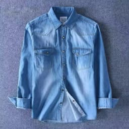 Denim Casual shirt for men - Shirt For Men - Shirt For Men thumbnail 1