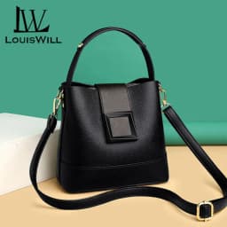 Premium Quality leather PU Fashionable Shoulder Bag for Women for girls(9.5x6x3inc) thumbnail 3