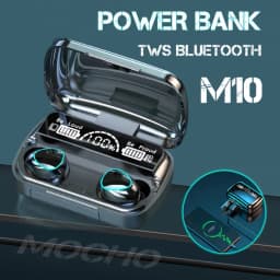 Mocho M10 TWS Earbuds 2500mAh Charging Box Bluetooth-compatible Stereo Waterproof thumbnail 1
