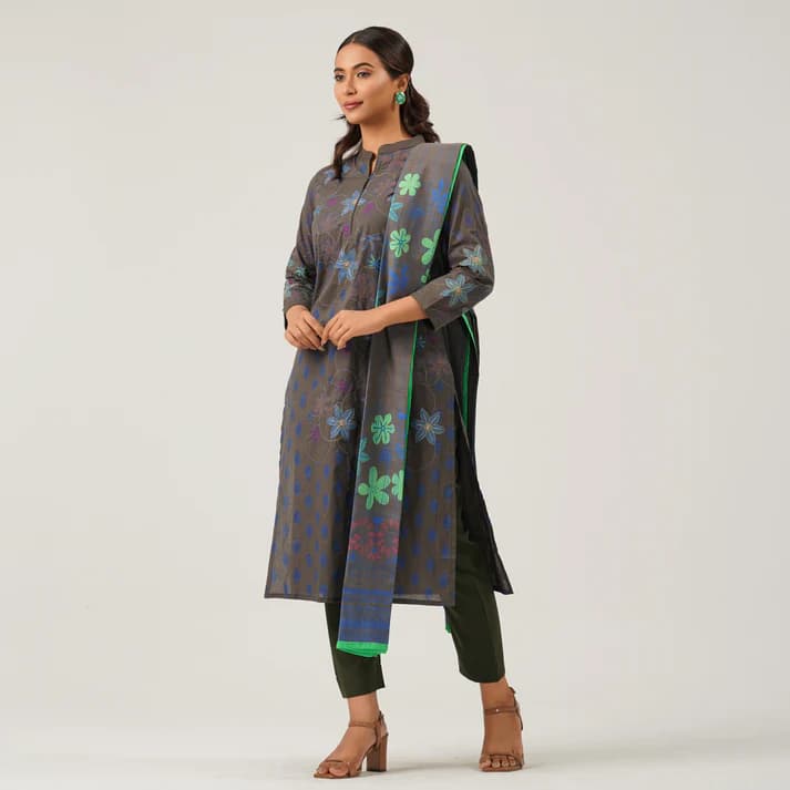 Womens Olive Three Piece Set